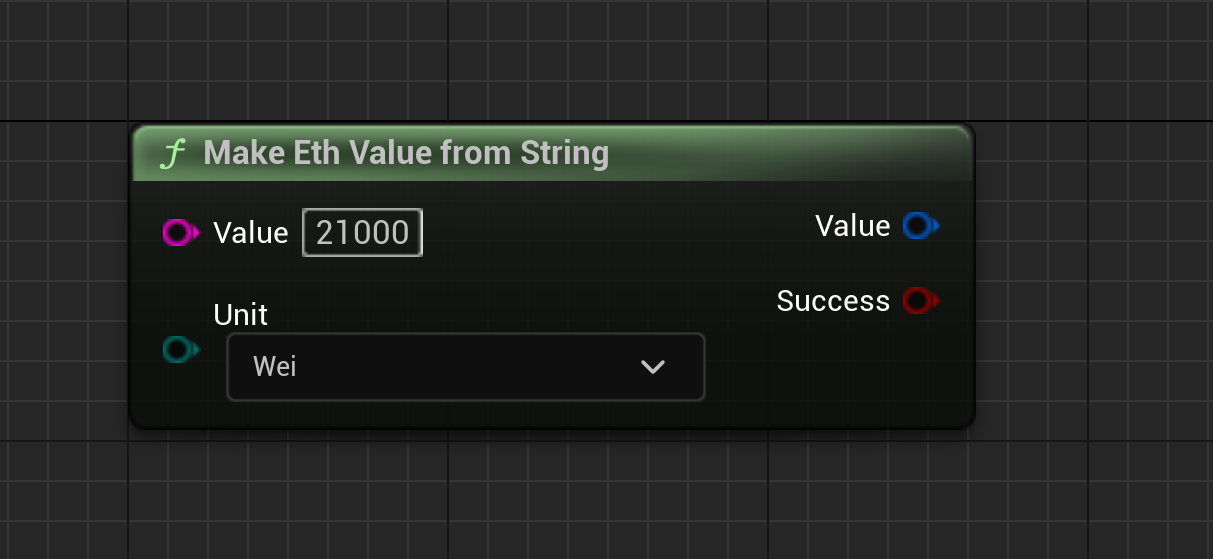 Generating Eth Value